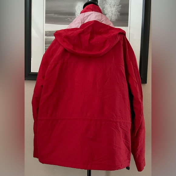 Tommy Hilfiger Ski Parka Red Coat Winter Jacket Mens Size Large - Picture 7 of 12